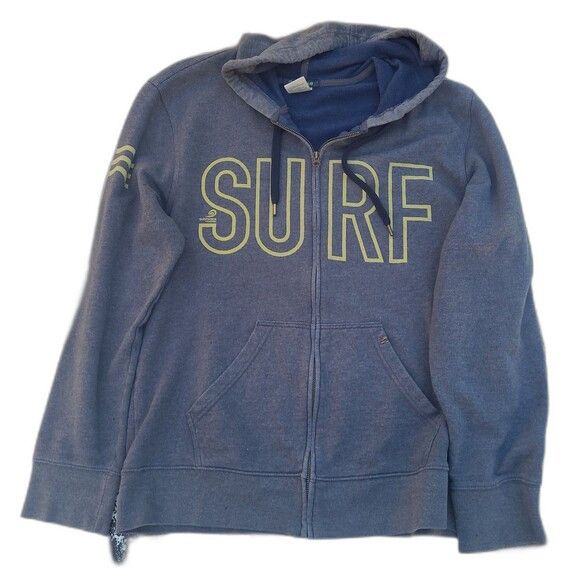 Billabong Vtg Surf full zip Hoodie Playback Recycled Size US L / EU 52-54 / 3 - 1 Thumbnail