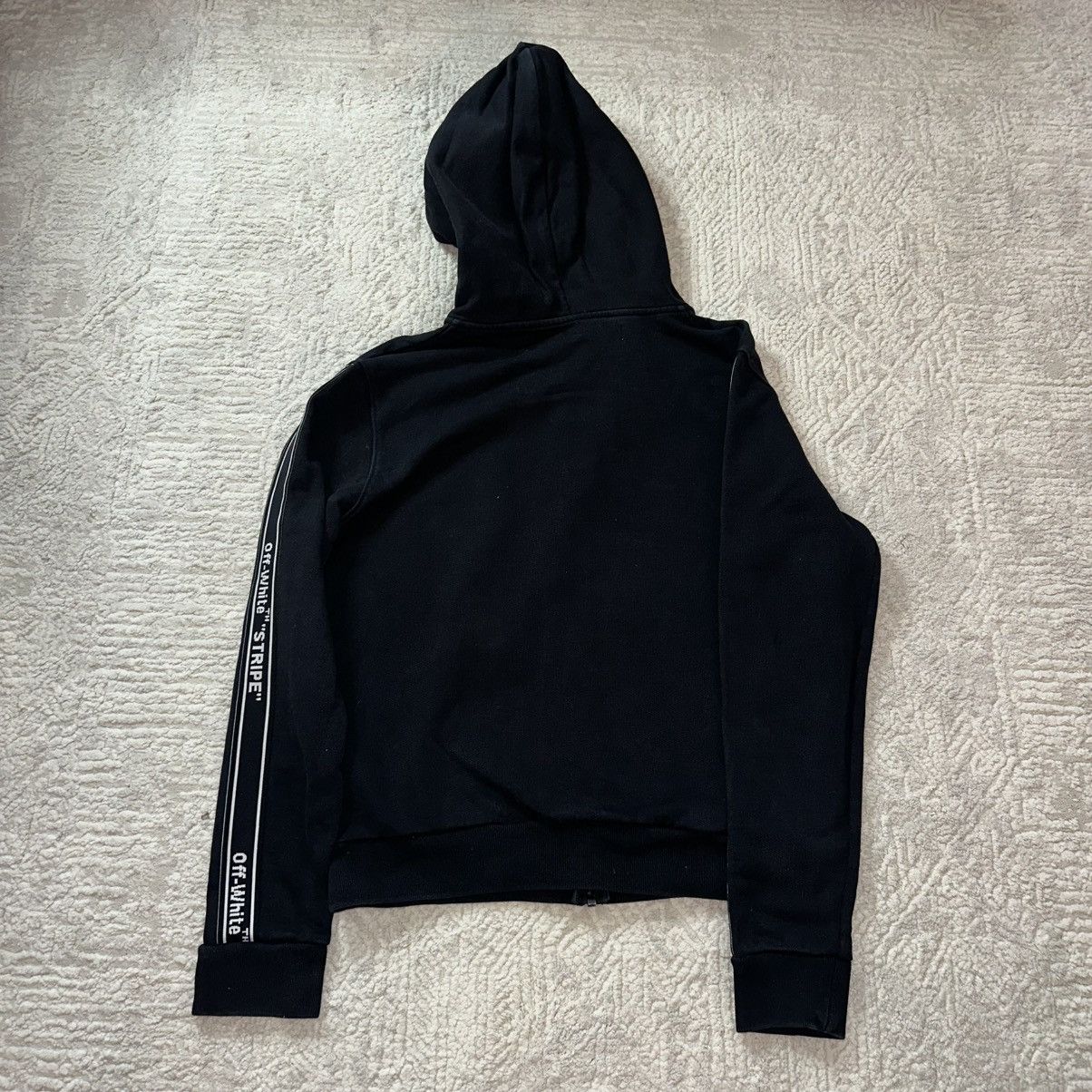 Off-White Off White “Stripe” Zip Up Hoodie Sweatshirt Size US S / EU 44-46 / 1 - 8 Thumbnail