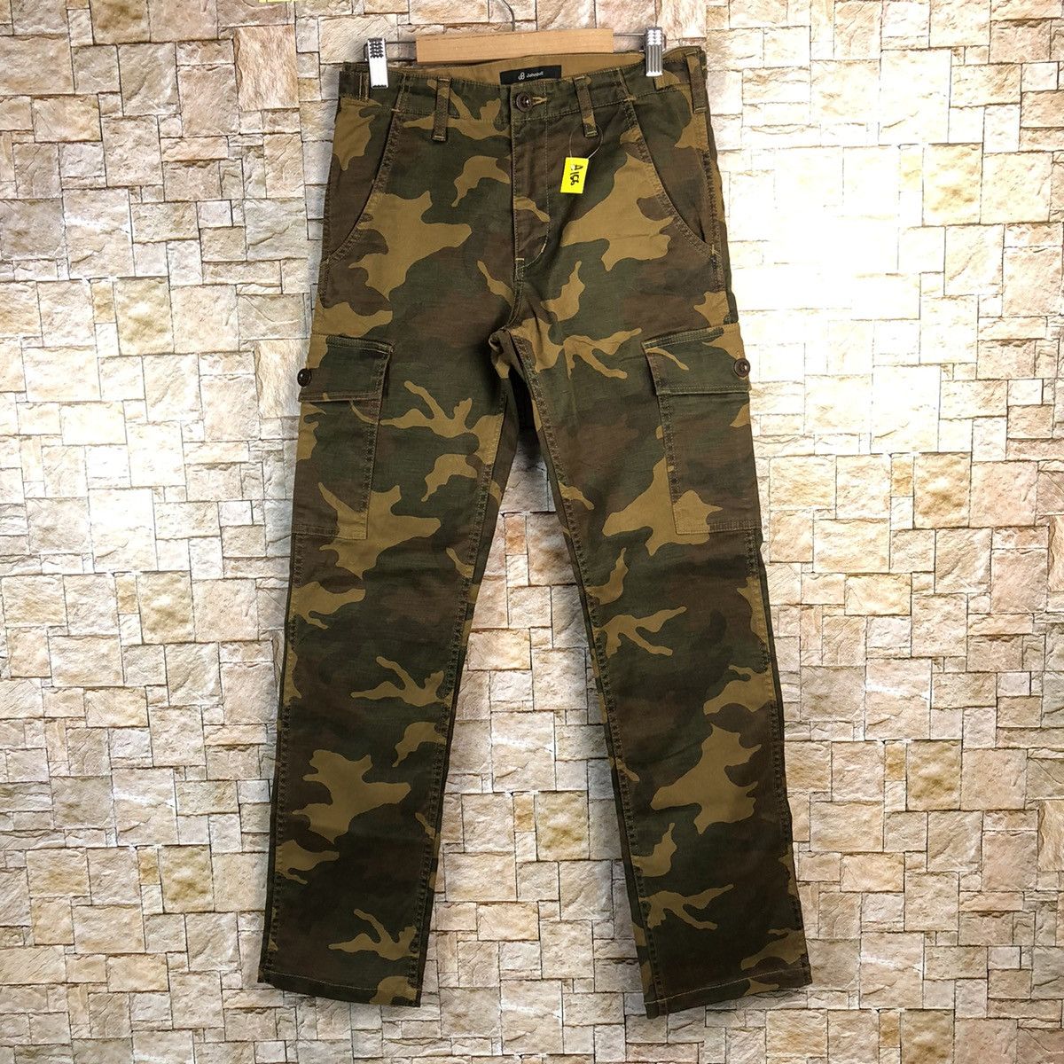 Johnbull John Bull Camo utility military japan Brown Pants #A156 Size US 28 / EU 44 - 1 Thumbnail