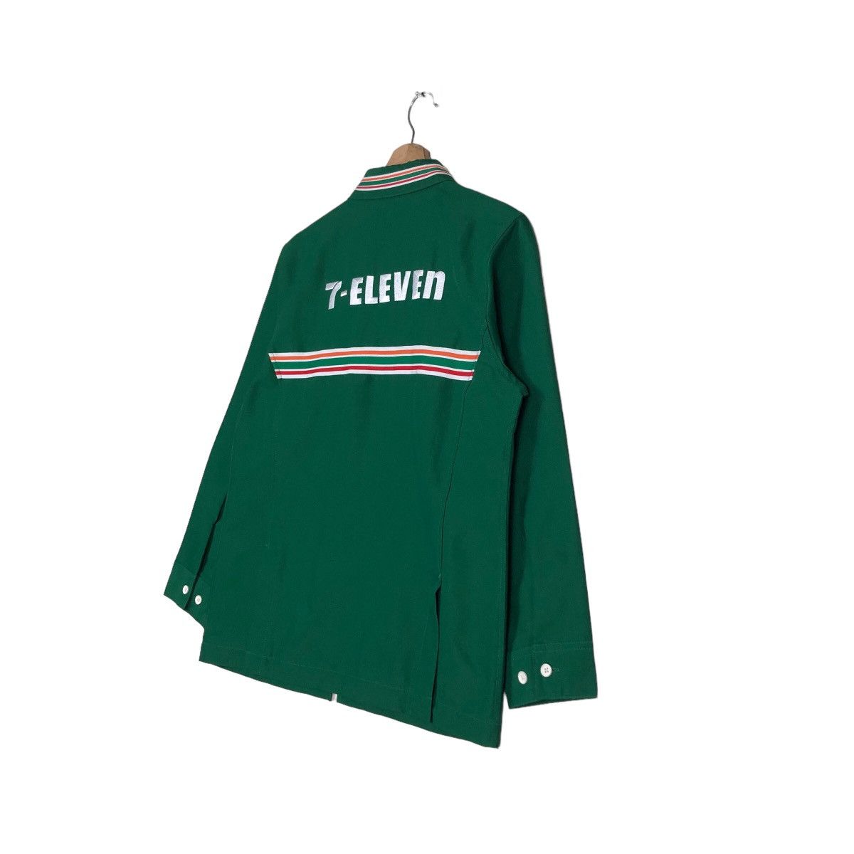 Japanese Brand 🔥Vintage Work Jacket 7-Eleven Big Logo Spell Out Size US M / EU 48-50 / 2 - 10 Thumbnail