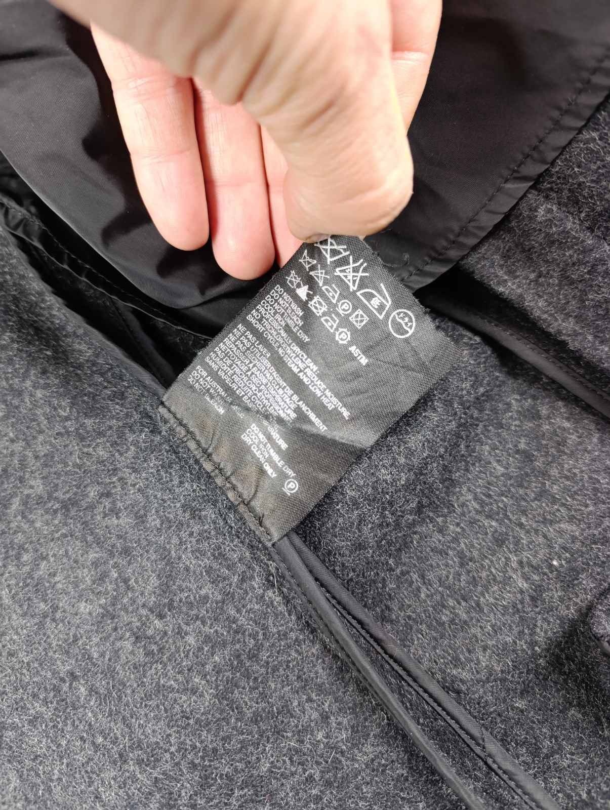 Prada PRADA MENS WOOL COAT LEATHER COLAR Size US L / EU 52-54 / 3 - 14 Thumbnail