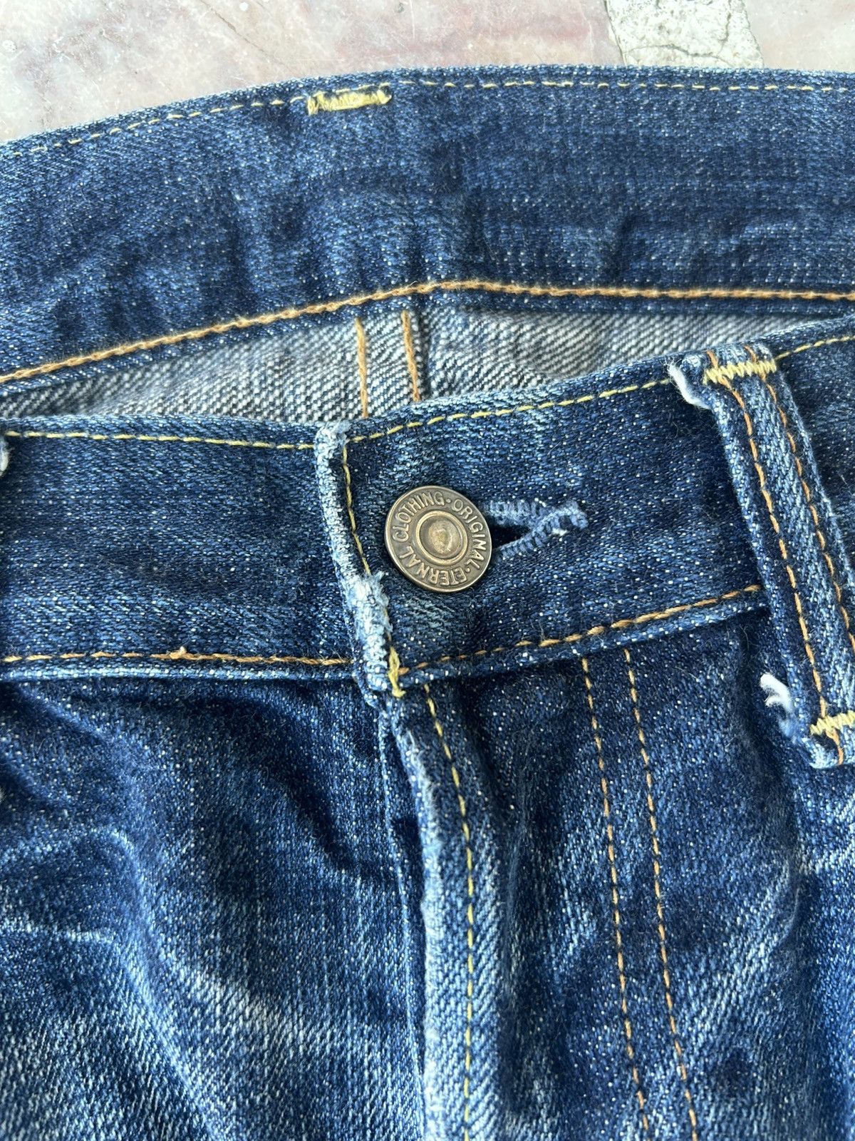 Eternal Eternal Japan Vintage Denim Distress Size US 33 - 7 Thumbnail