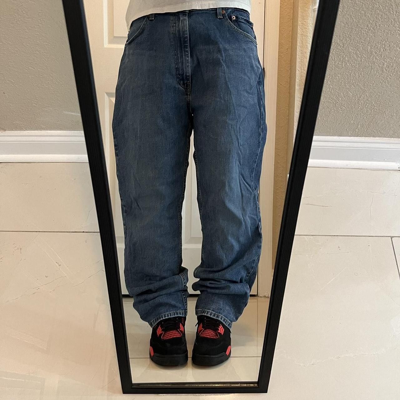 Levi's Vintage Y2K/2000s Baggy Grunge Dark wash Levi’s Denim Jeans! Size US 40 / EU 56 - 1 Thumbnail