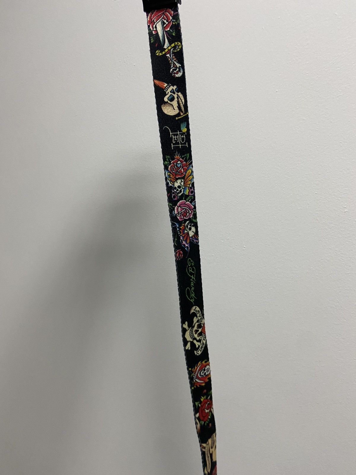 Ed Hardy × Vintage Ed Hardy Vintage All Print Belt Skull Rose Tattoo Y2K Size ONE SIZE - 5 Thumbnail