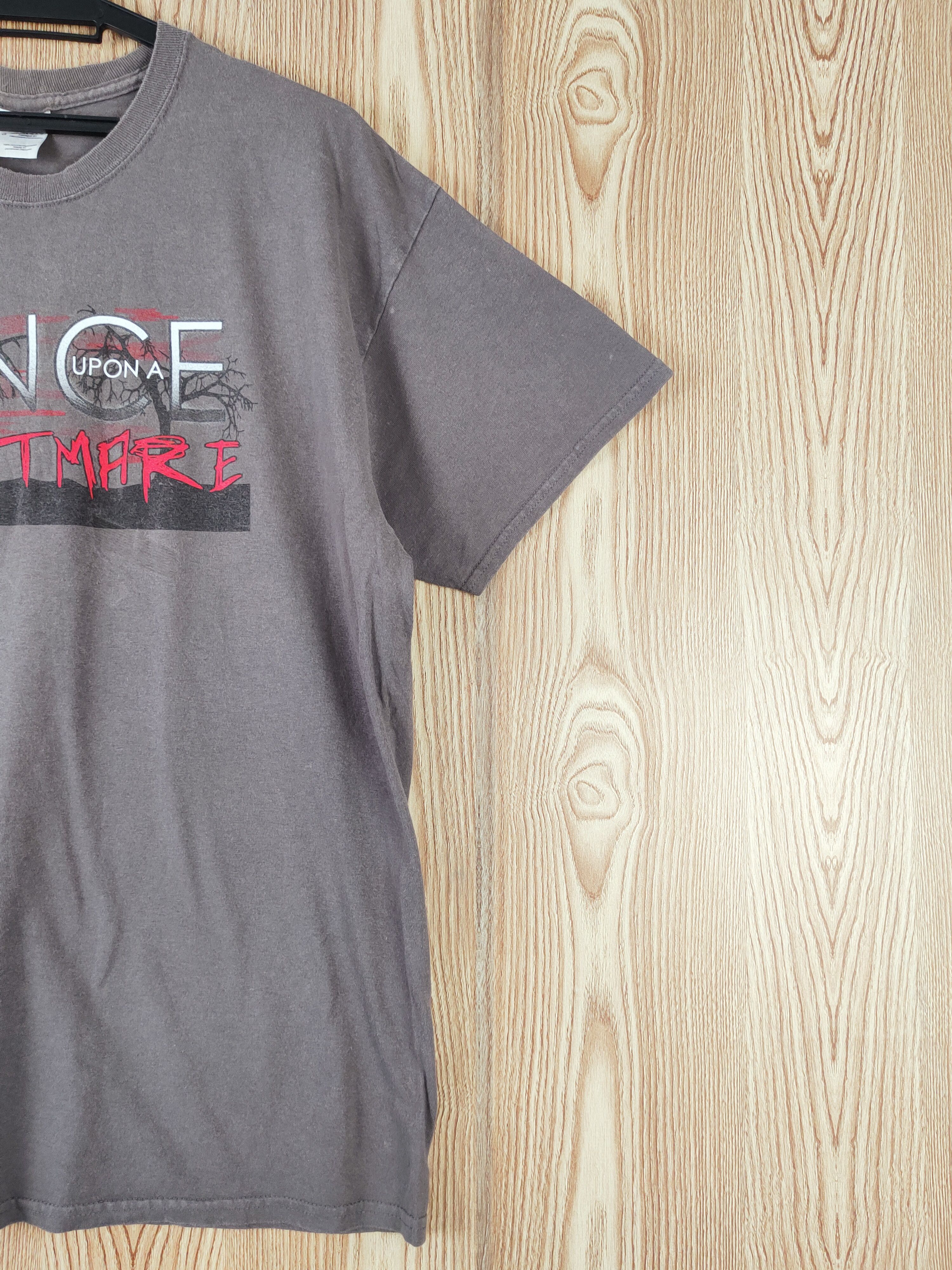 Band Tees Once Upon A Nighmare Brown Short Sleeve T-shirts #W184 Size US L / EU 52-54 / 3 - 6 Thumbnail