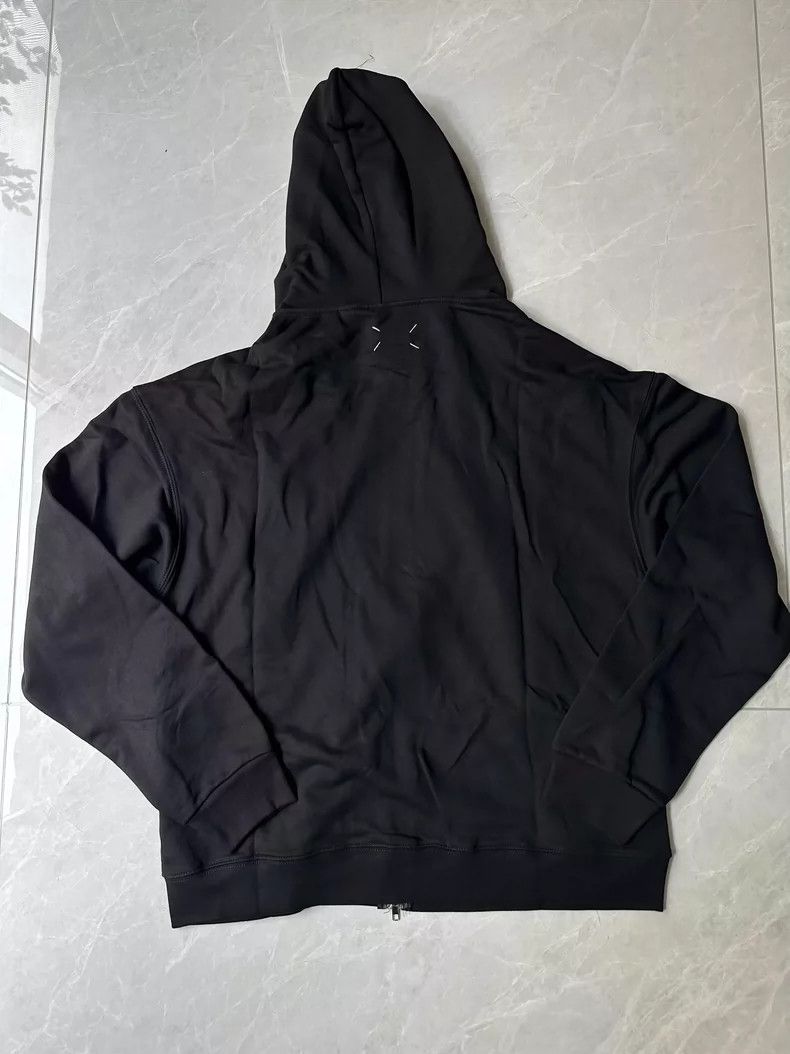 Maison Margiela Maison Margiela Black zipper hooded casual cotton jacket 25 Size US M / EU 48-50 / 2 - 8 Thumbnail