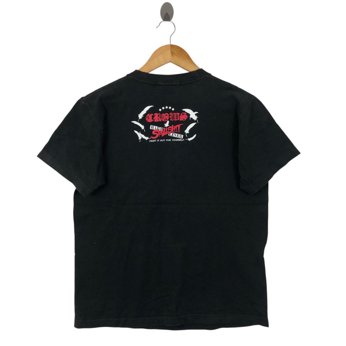 Japanese Brand SKULLSHIT Hardliner Croms T Shirt Size US S / EU 44-46 / 1 - 4 Thumbnail