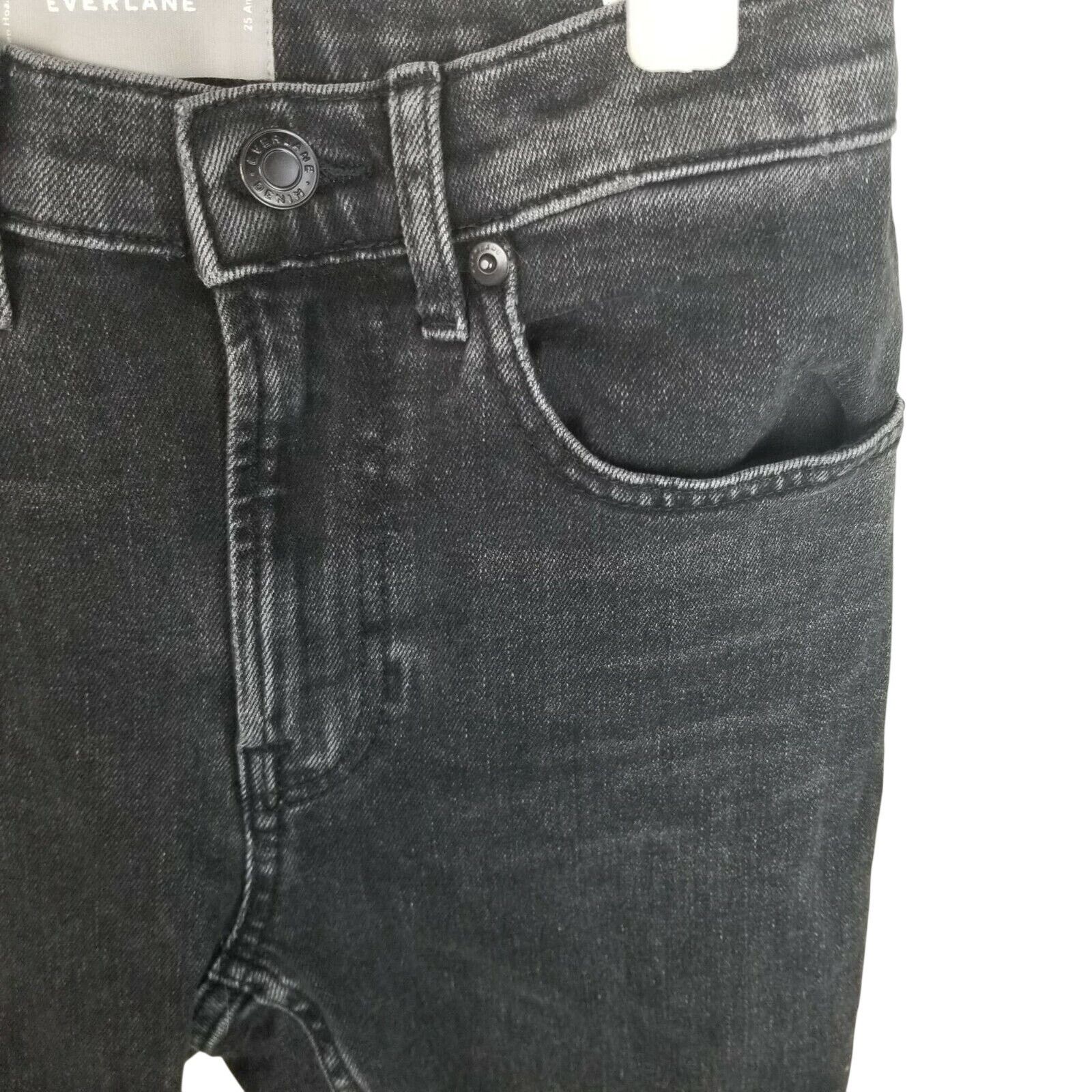 Everlane Everlane Womens High Rise Cropped Ankle Jeans 25 Minimalist Size 25" / US 0 / IT 36 - 2 Thumbnail