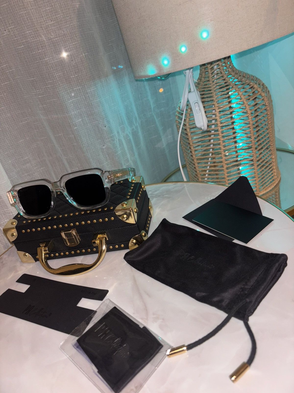 Other PR Collection Sunglasses – PR TYO XII – Transparent/Gold Size ONE SIZE - 11 Thumbnail