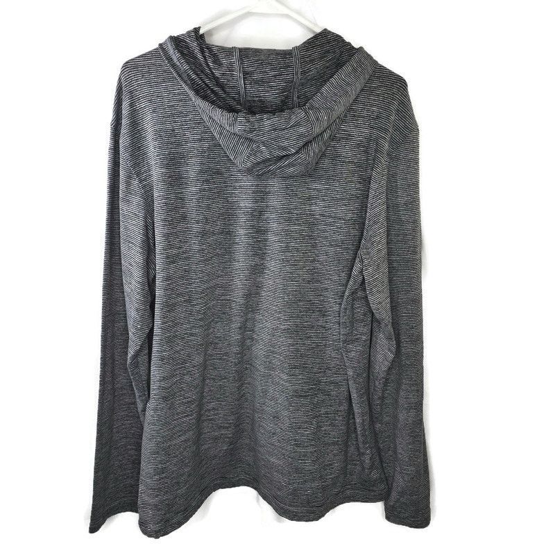 Other 01. ALGO Performance Quick Dry Gray Stripe Hooded Top Large Size US L / EU 52-54 / 3 - 7 Thumbnail