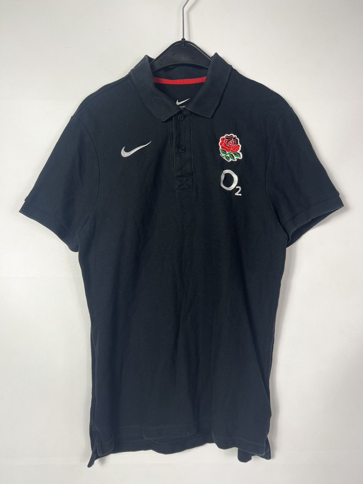 Nike Nike England Rugby Polo T-shirt Size US S / EU 44-46 / 1 - 1 Thumbnail