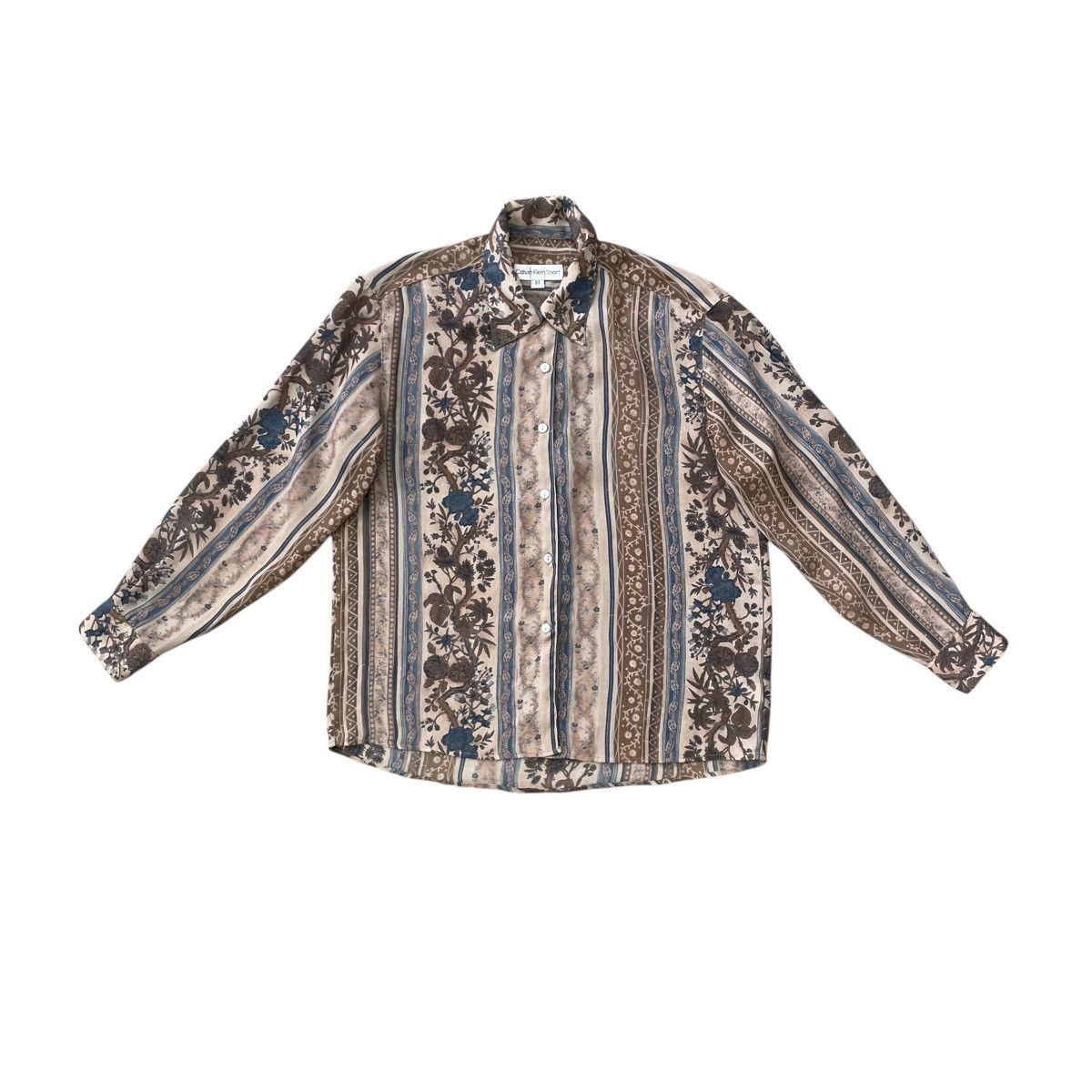 Calvin Klein × Vintage Vintage Calvin Klein Sport women Button Shirt Size M Size M / US 6-8 / IT 42-44 - 1 Thumbnail