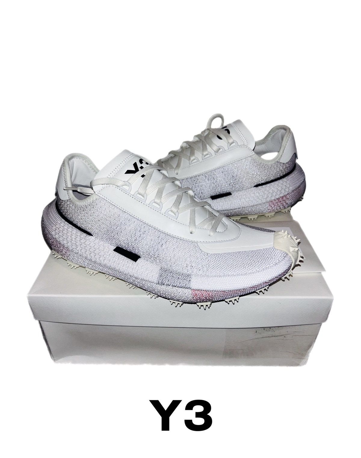 Y-3 Y-3 MAKURA 'CORE WHITE ORANGE' Size US 11 / EU 44 - 1 Thumbnail