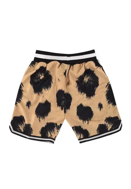 Vintage Mesh Basketball Shorts Leopard Xxl Size US 36 / EU 52 - 1 Thumbnail