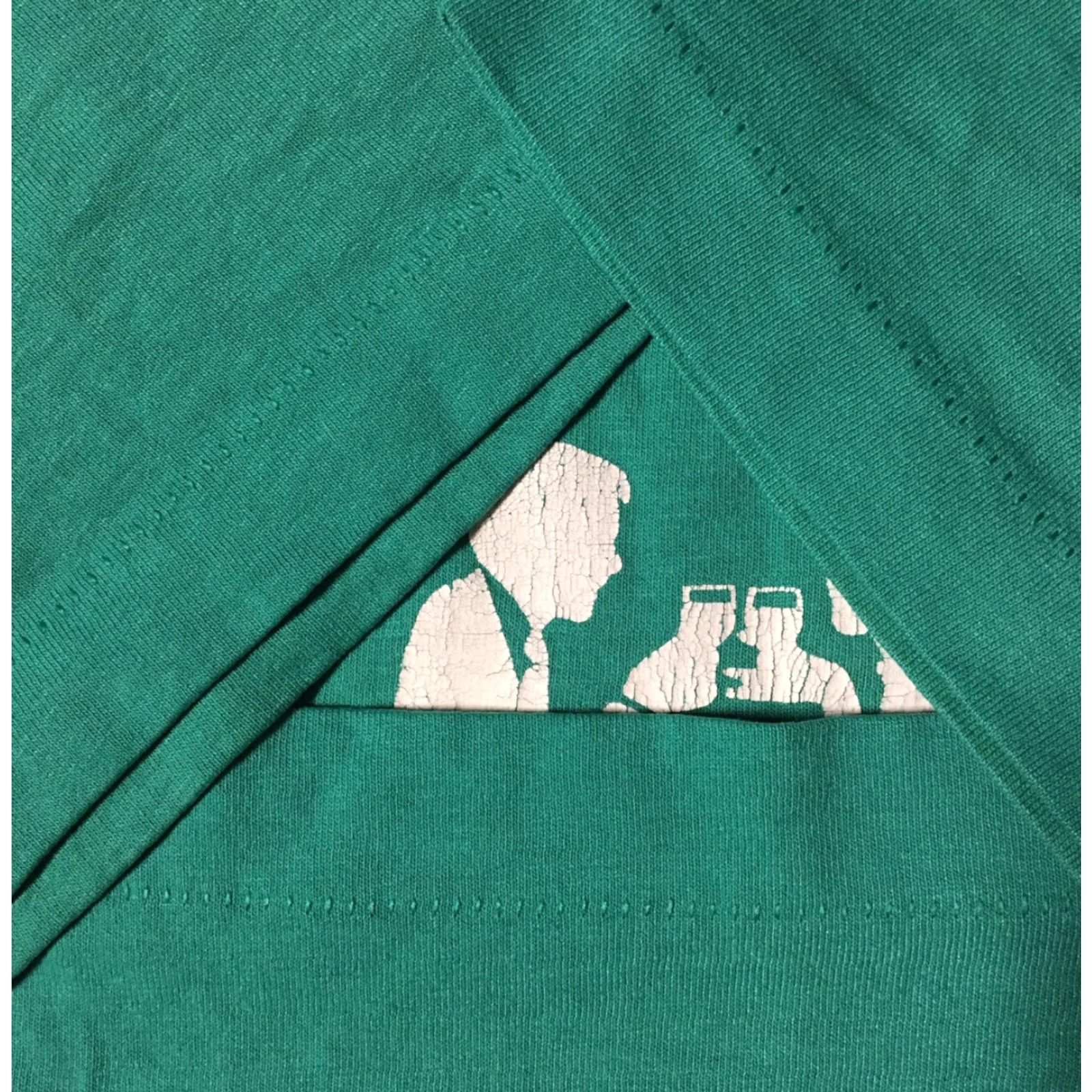 Fruit Of The Loom Vtg 80s The Dug-Out Bar Arizona Faded Shirt L Green USA Vintage Shirt Mens L USA Bar Arizona Faded Shirt 80s Grunge Humor Classic 90s Size US L / EU 52-54 / 3 - 3 Thumbnail