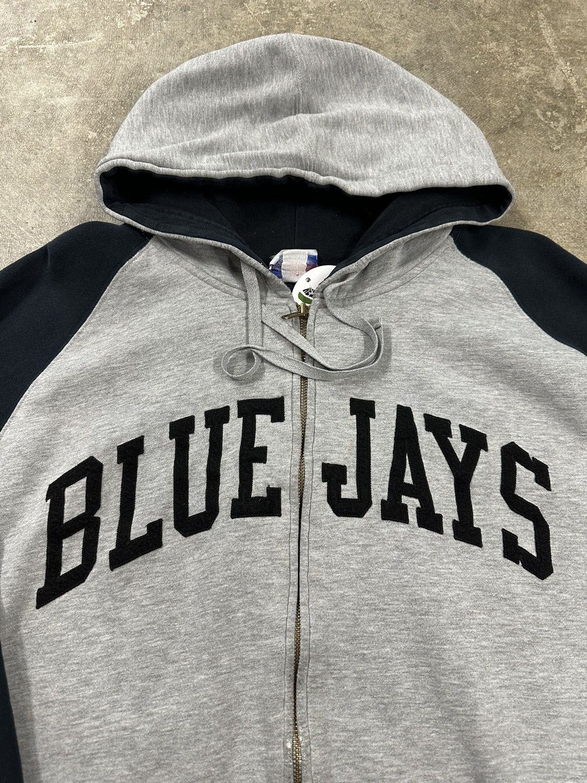 Majestic Crazy Y2K Majestic Toronto Blue Jays Zip Up Hoodie Size US XL / EU 56 / 4 - 4 Thumbnail