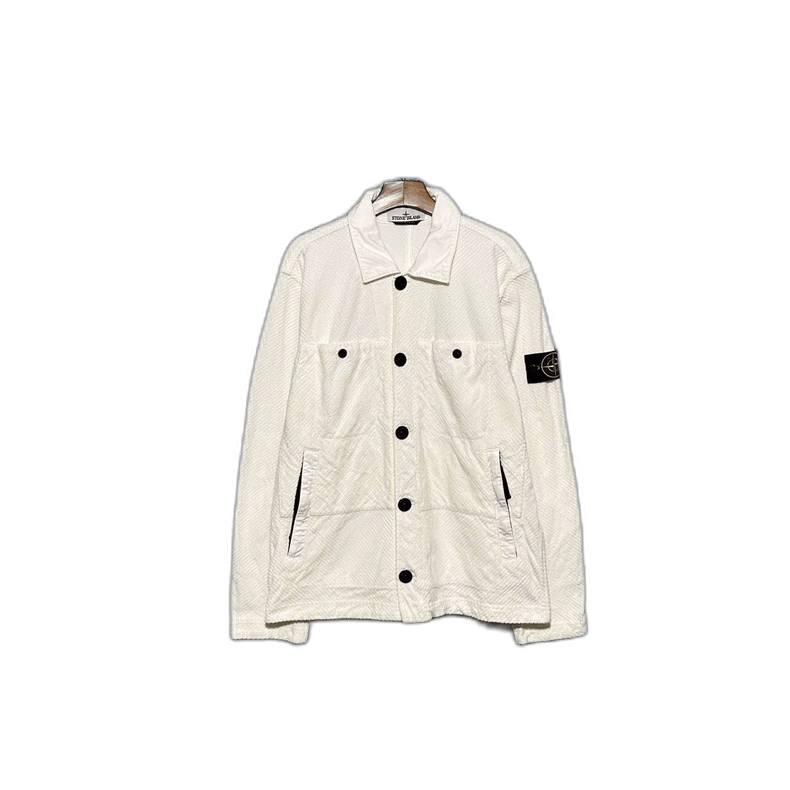 Stone Island Stone Island 22FW Corduroy Jacket White Size US S / EU 44-46 / 1 - 1 Thumbnail
