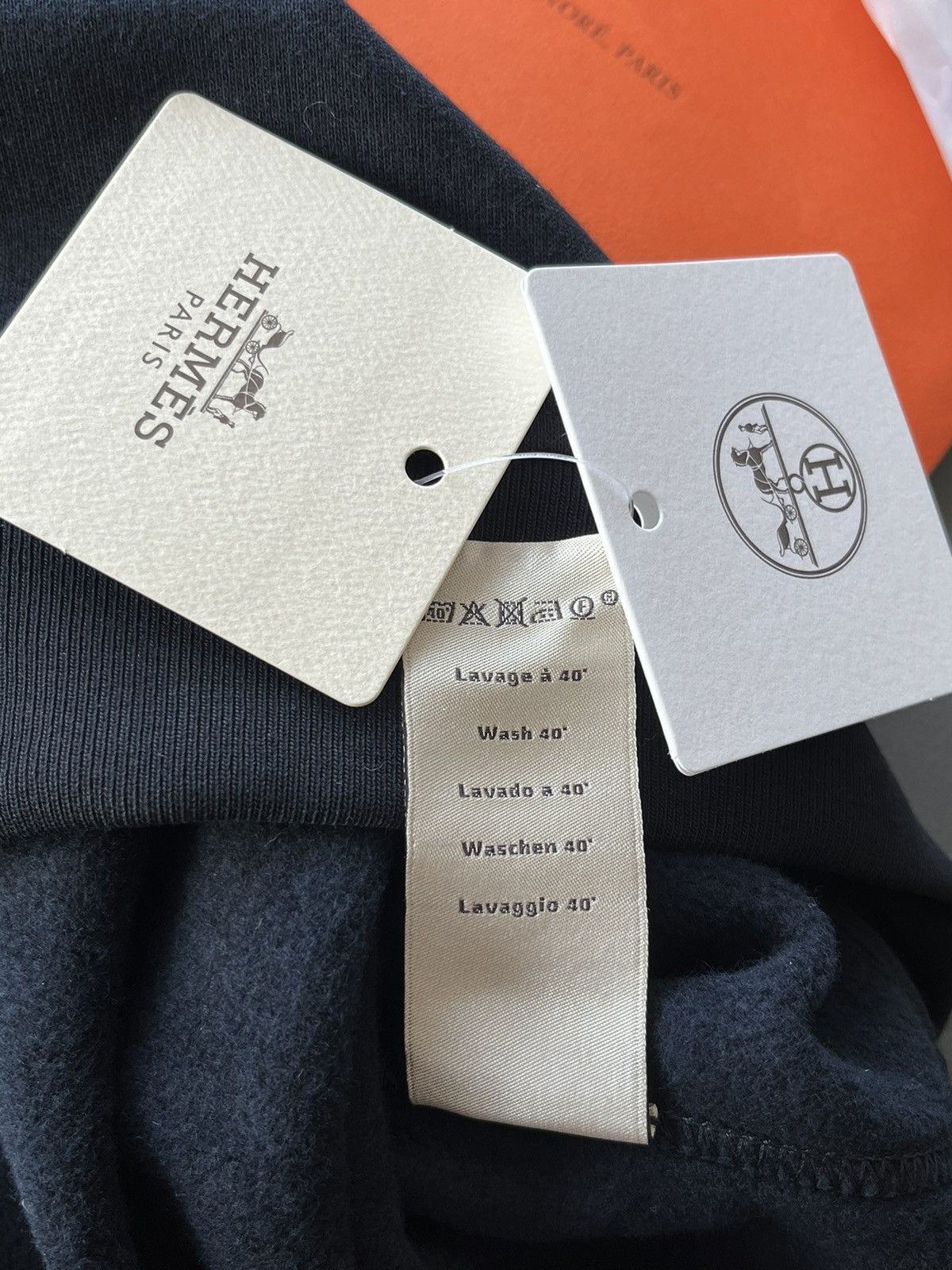 Hermes Hermes Super Runway Brand New Stitching Crewneck Sweatshirt Size US L / EU 52-54 / 3 - 7 Thumbnail