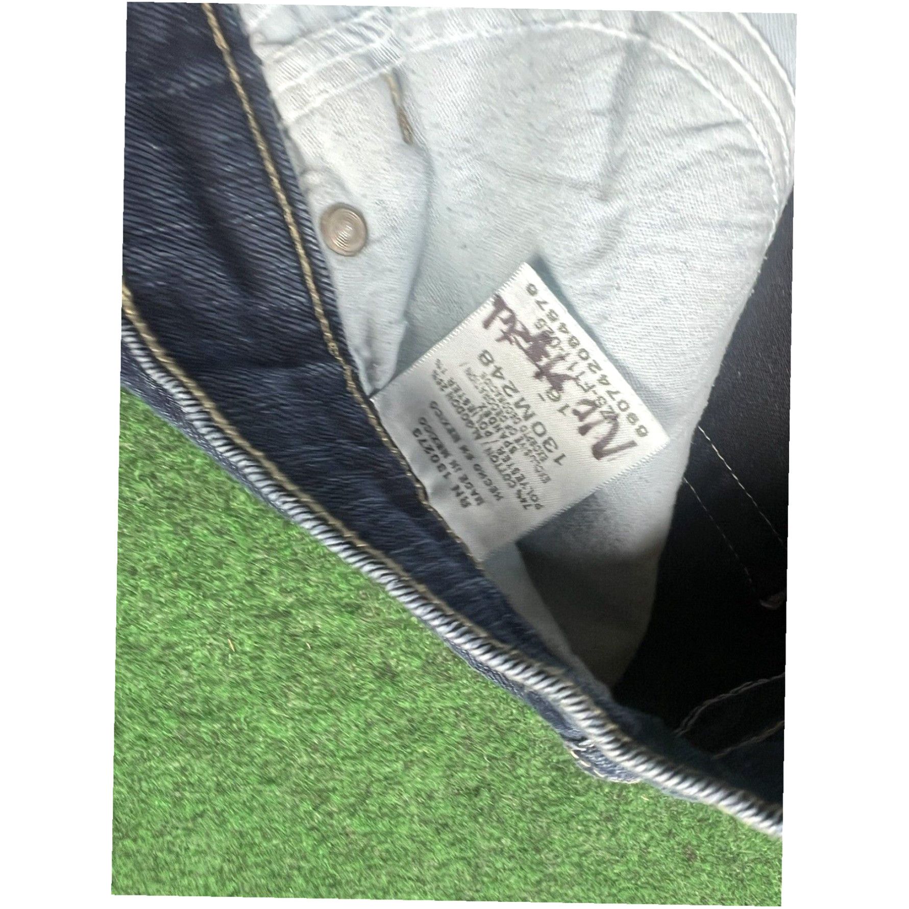 Lee Riders by Lee Womens 16 Mid Rise Denim Jeans Dark Wash Blue Zip 32x32.5 Size 38" / US 16 / IT 52 - 8 Thumbnail