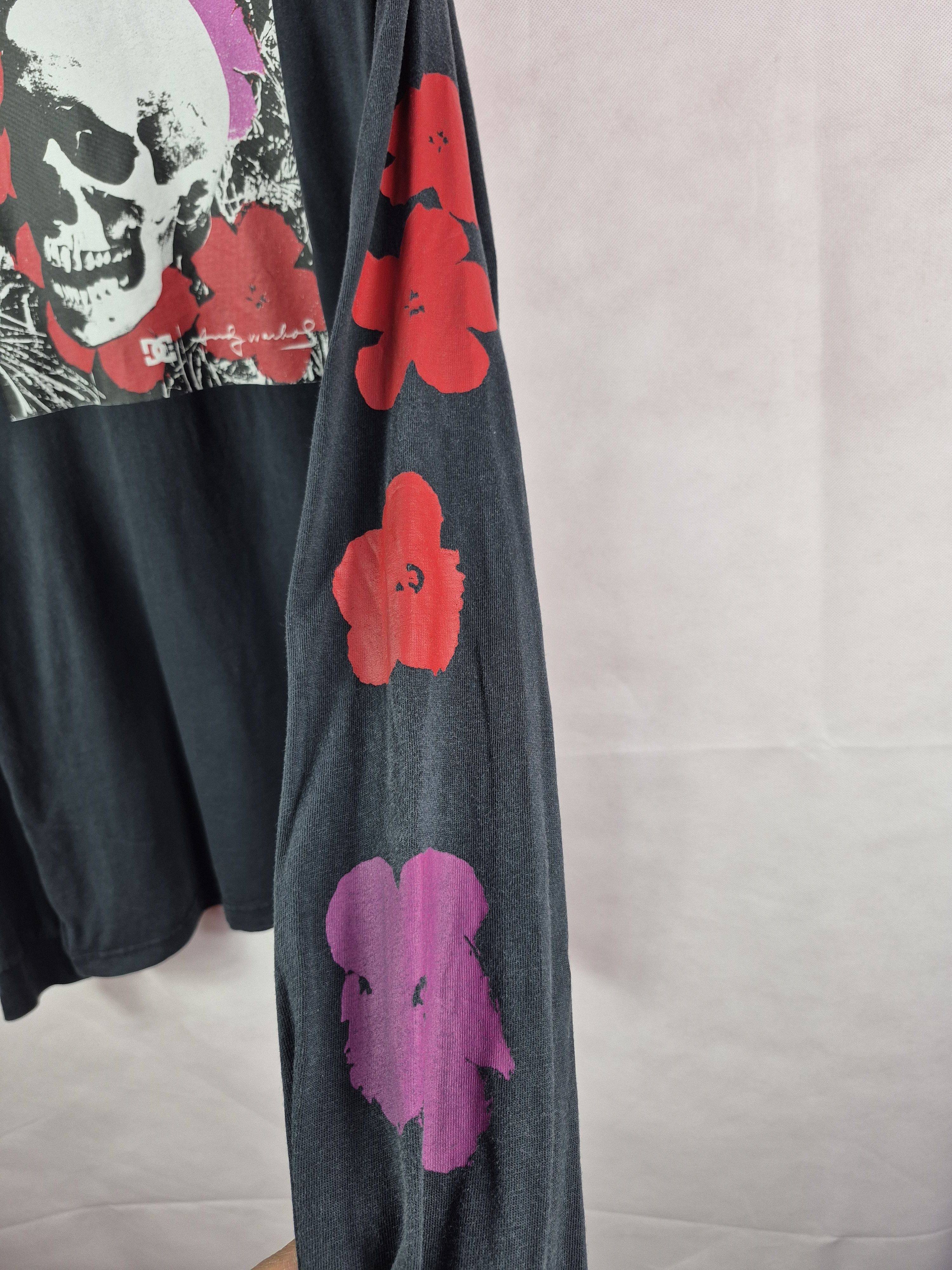 Andy Warhol 🔥 Andy Warhol x DC Skate Streetwear Skulls Pop Art Tee Size US L / EU 52-54 / 3 - 5 Thumbnail