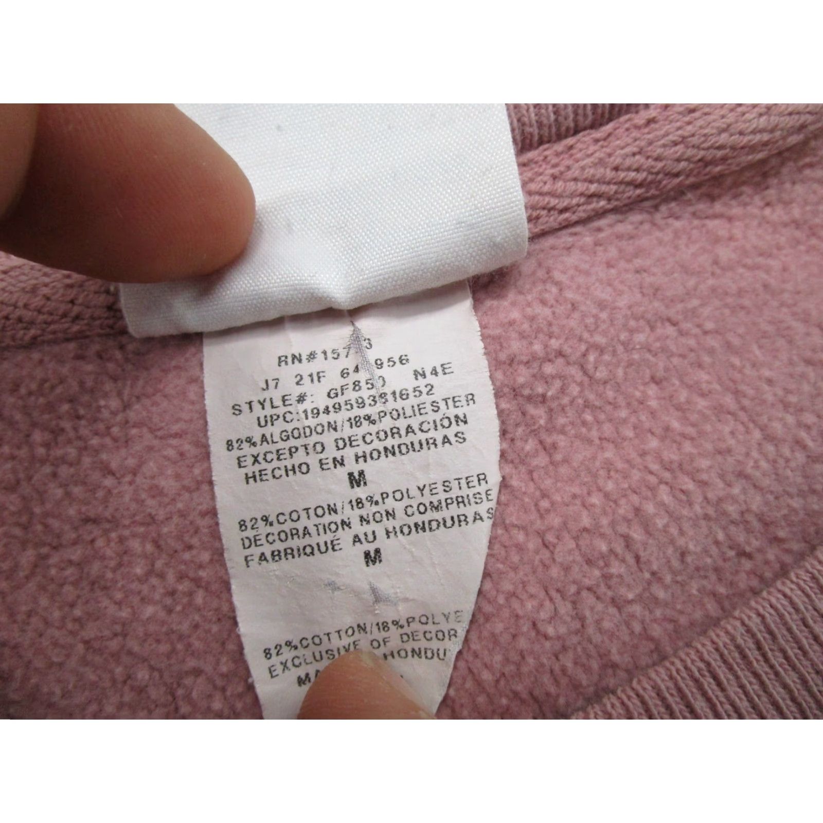 Champion VINTAGE Champion Reverse Weave Sweatshirt Pink M Women Reads Pullover Reversible Heavy 90s Style Womens Size M / US 6-8 / IT 42-44 - 3 Thumbnail