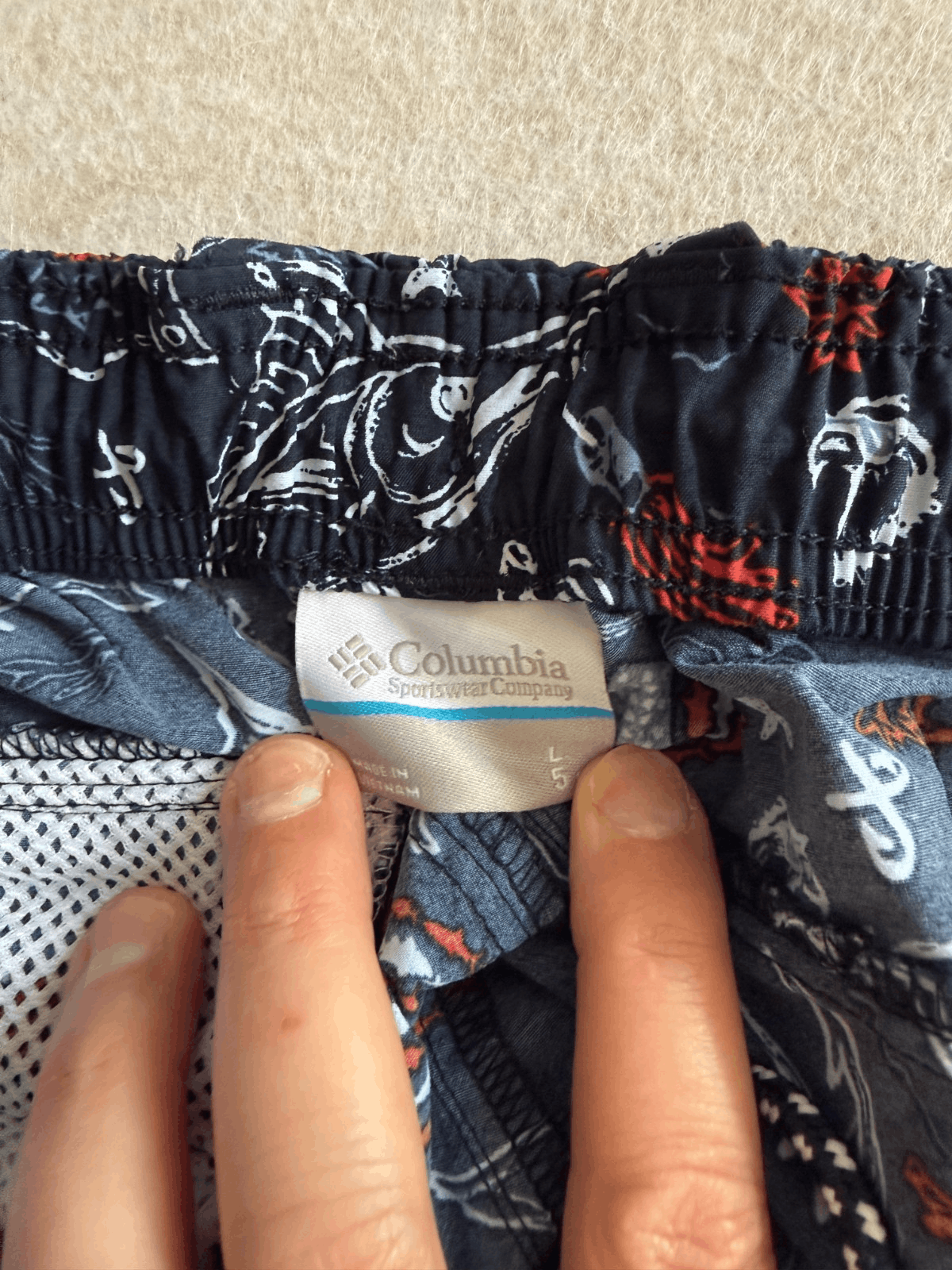 Columbia Columbia PFG Patriotic Blue Shorts Size L Swim Trunk Fish F Size US 28 / EU 44 - 6 Thumbnail