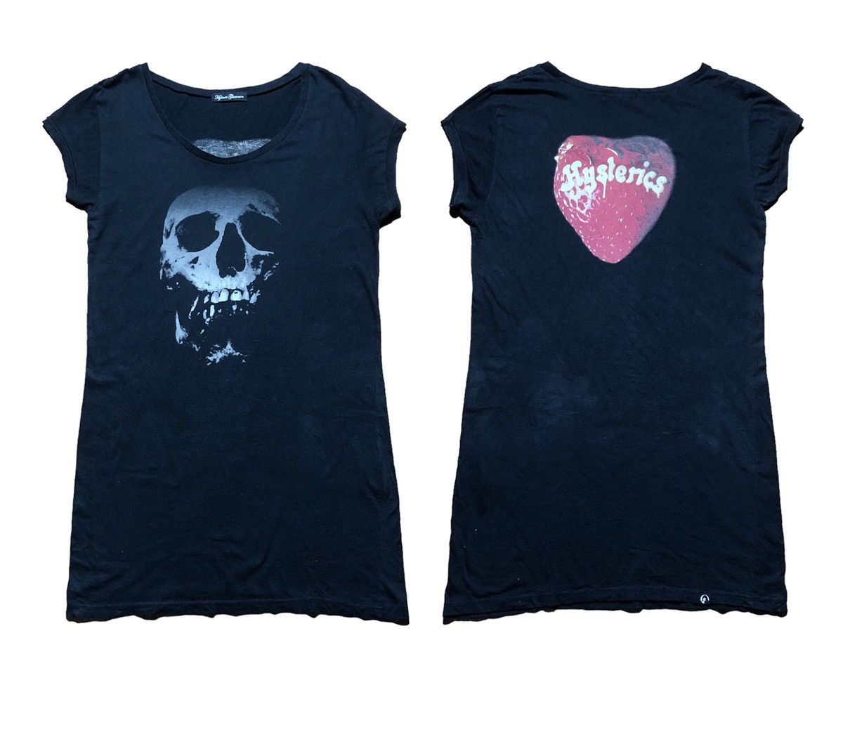 image of Hysteric Glamour Skull Tee in Black, Women's (Size Small)