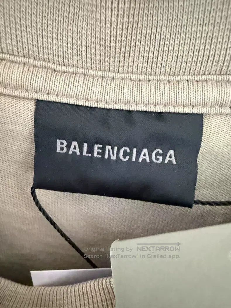 Balenciaga Balenciaga Front and Back Logo Embroidered Short Sleeve Size US S / EU 44-46 / 1 - 3 Thumbnail