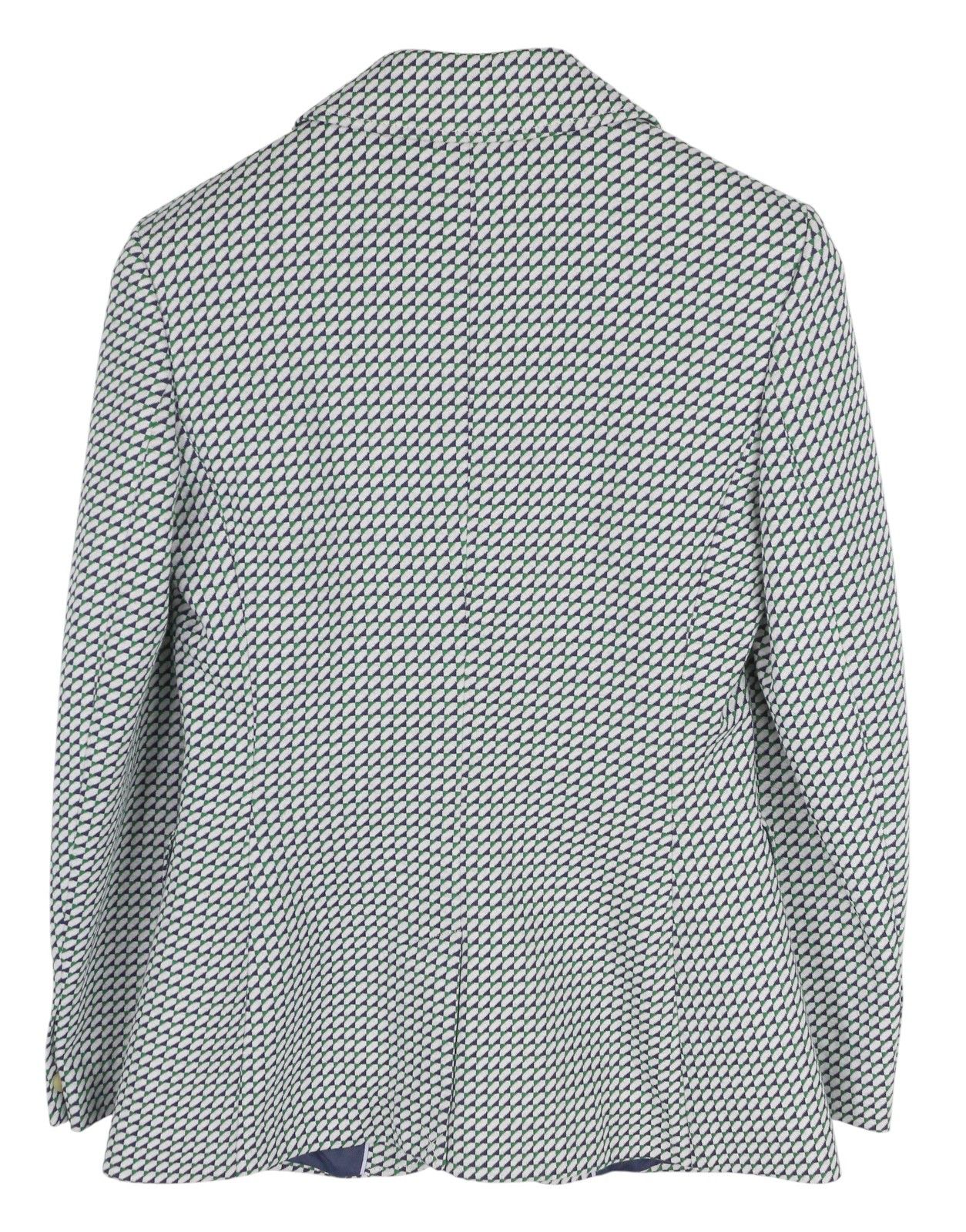 Gant GEO JERSEY EU34 Patterned Notch Lapel Button Blazer 85537 Size XS / US 0-2 / IT 36-38 - 4 Thumbnail