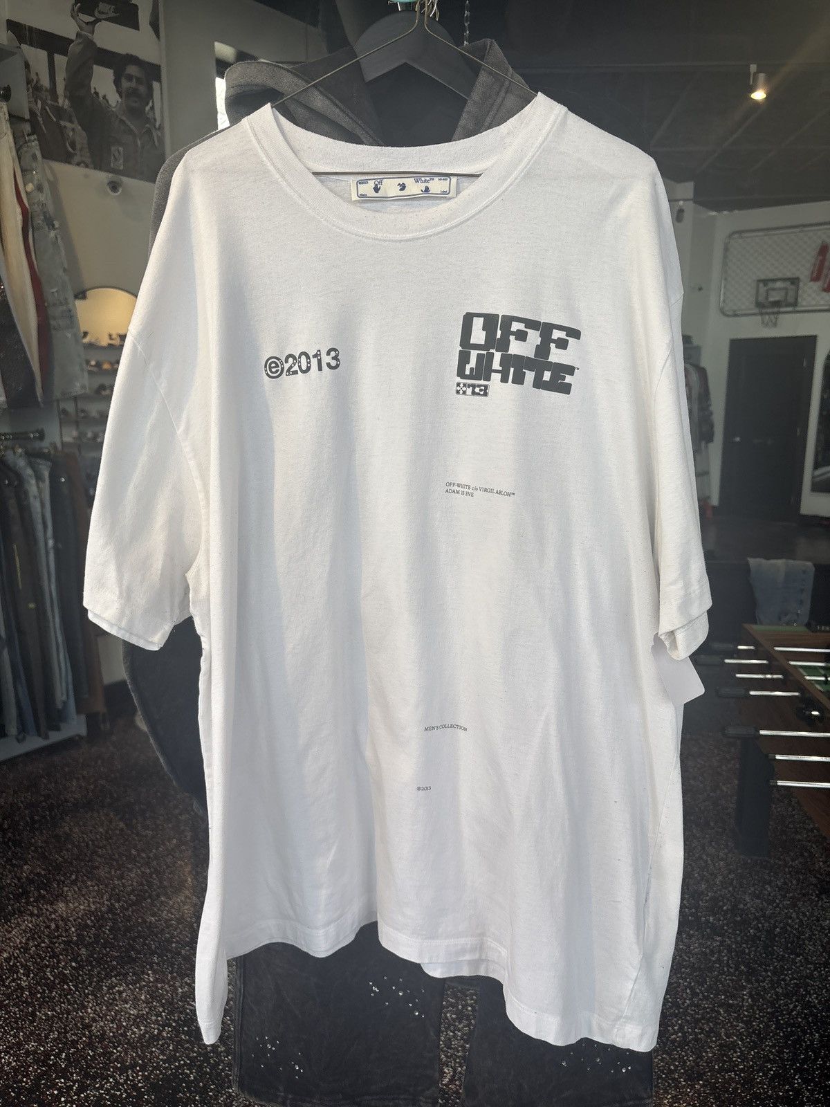 Pff White Glitch Tee