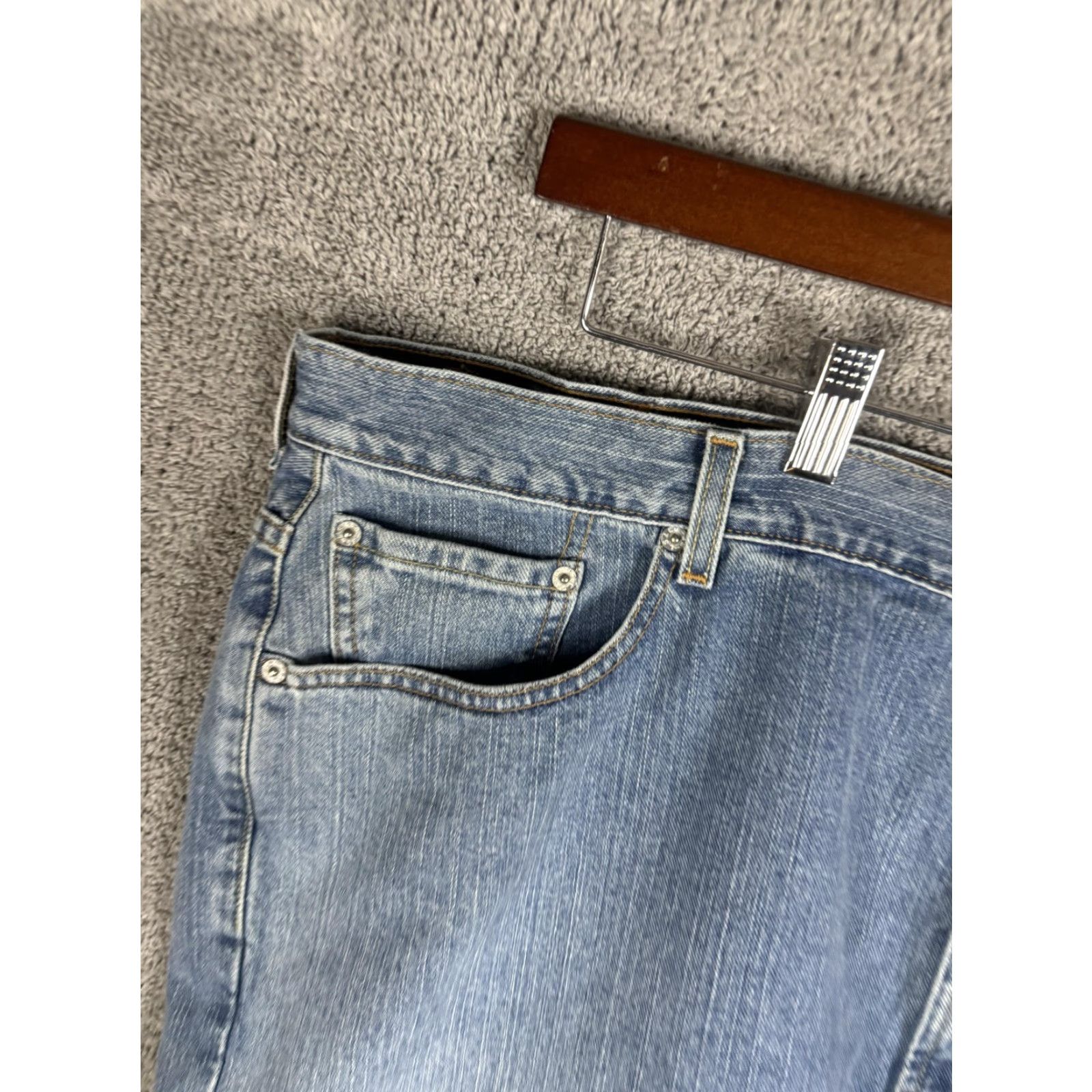 Levi's Levi's 559 Jeans Mens 44x25 Light Blue Relaxed Straight Denim Casual Size US 44 / EU 60 - 2 Thumbnail