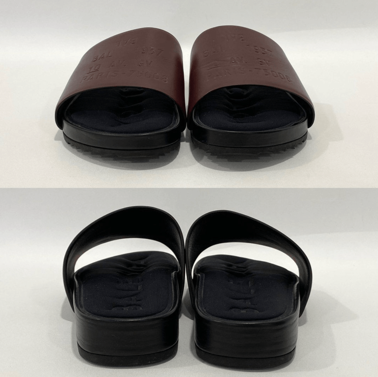 Balenciaga Auth Balenciaga Classic Burgundy Puffer Slides Sandals EU 39 Size US 8.5 / IT 38.5 - 3 Thumbnail