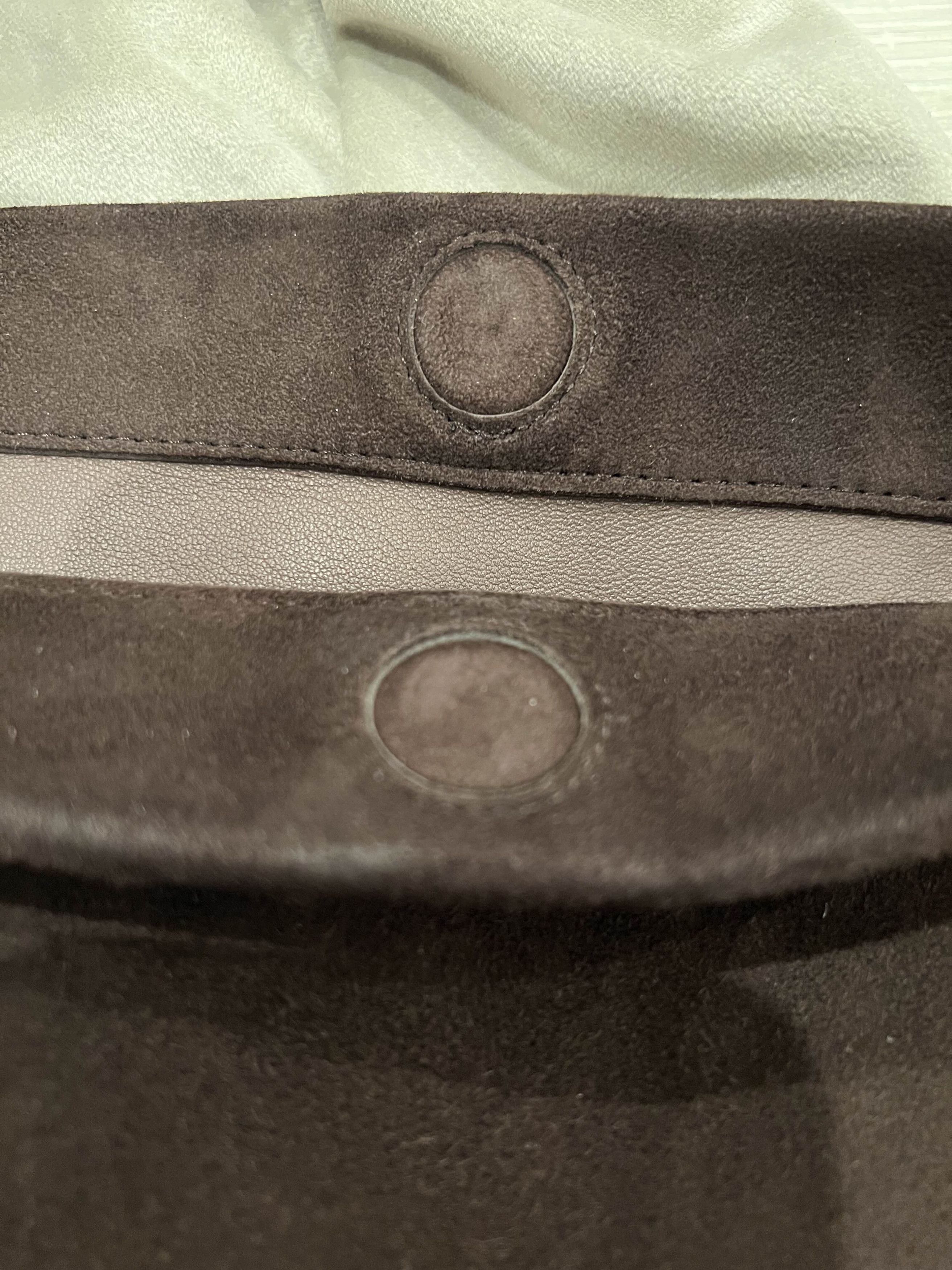 Vuja De Theo Suede Leather Affix Bag