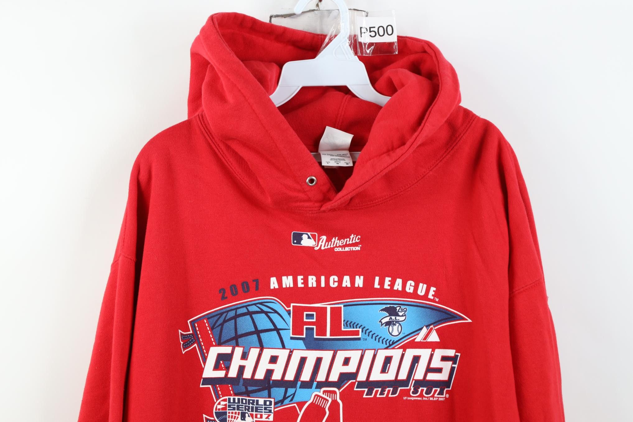 Vintage Vintage Y2K Champions Boston Red Sox Hoodie Sweatshirt Size US L / EU 52-54 / 3 - 2 Thumbnail