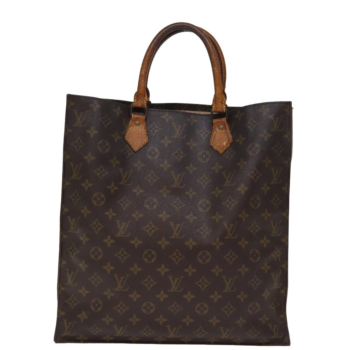Louis Vuitton LOUIS VUITTON Monogram Sac Plat Hand Bag M51140 Size ONE SIZE - 2 Thumbnail
