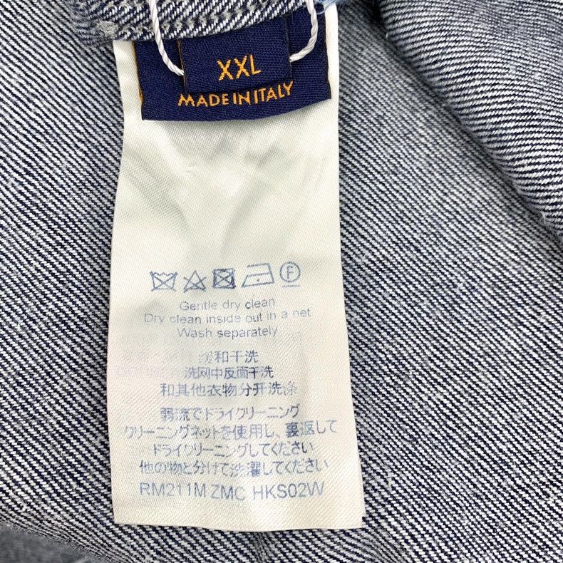 Louis Vuitton Louis Vuitton Blue logo full-print cotton lapel single-bre Size US XXL / EU 58 / 5 - 6 Thumbnail
