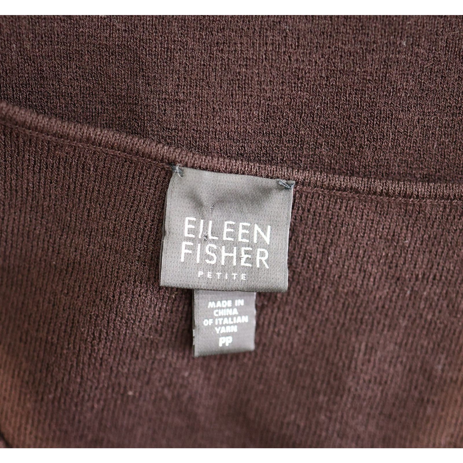 Eileen Fisher EILEEN FISHER Brown Wool Knit Petite Camisole Tank Top Sz PP Size XXS / US 00 / IT 34 - 4 Thumbnail