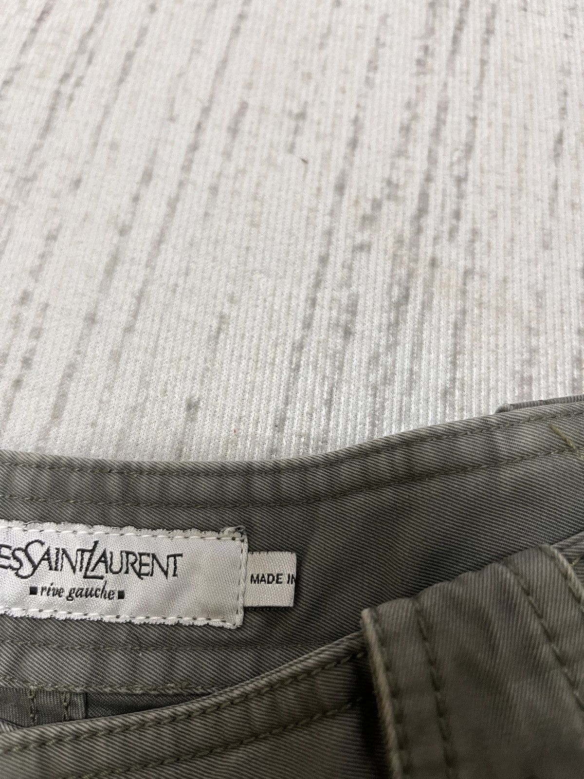 Vintage × Yves Saint Laurent 80s riri zip made in italy YSL cargo pant Size US 32 / EU 48 - 7 Thumbnail