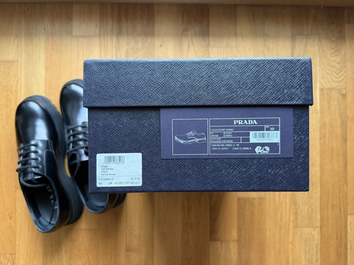 Prada Prada Spazzolato Derby AW19 Size US 11 / EU 44 - 5 Thumbnail