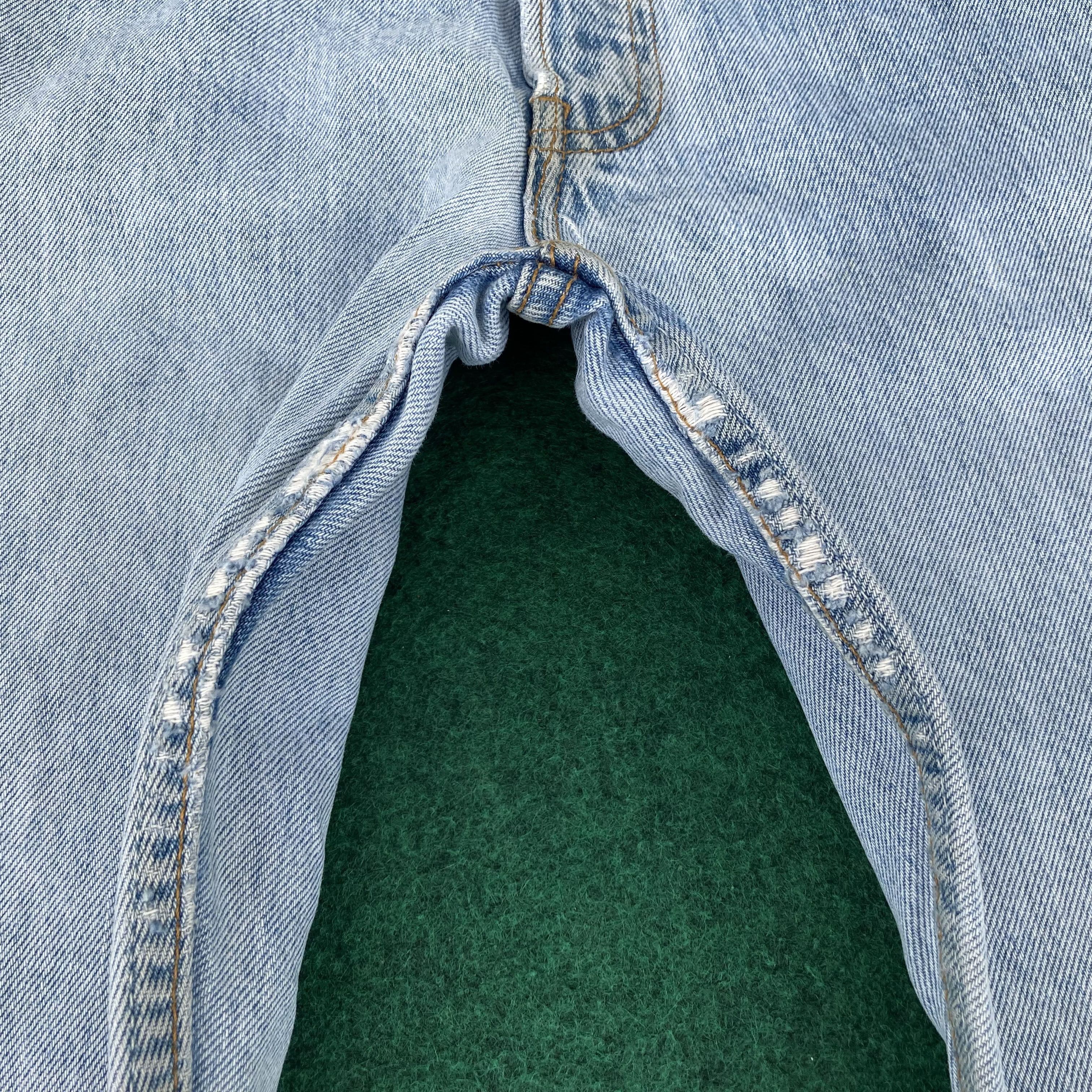 Levi's × Vintage Vtg Levis 501 Light Blue Faded Jeans Sz 32 Punk Grunge Jeans Size US 32 / EU 48 - 6 Thumbnail