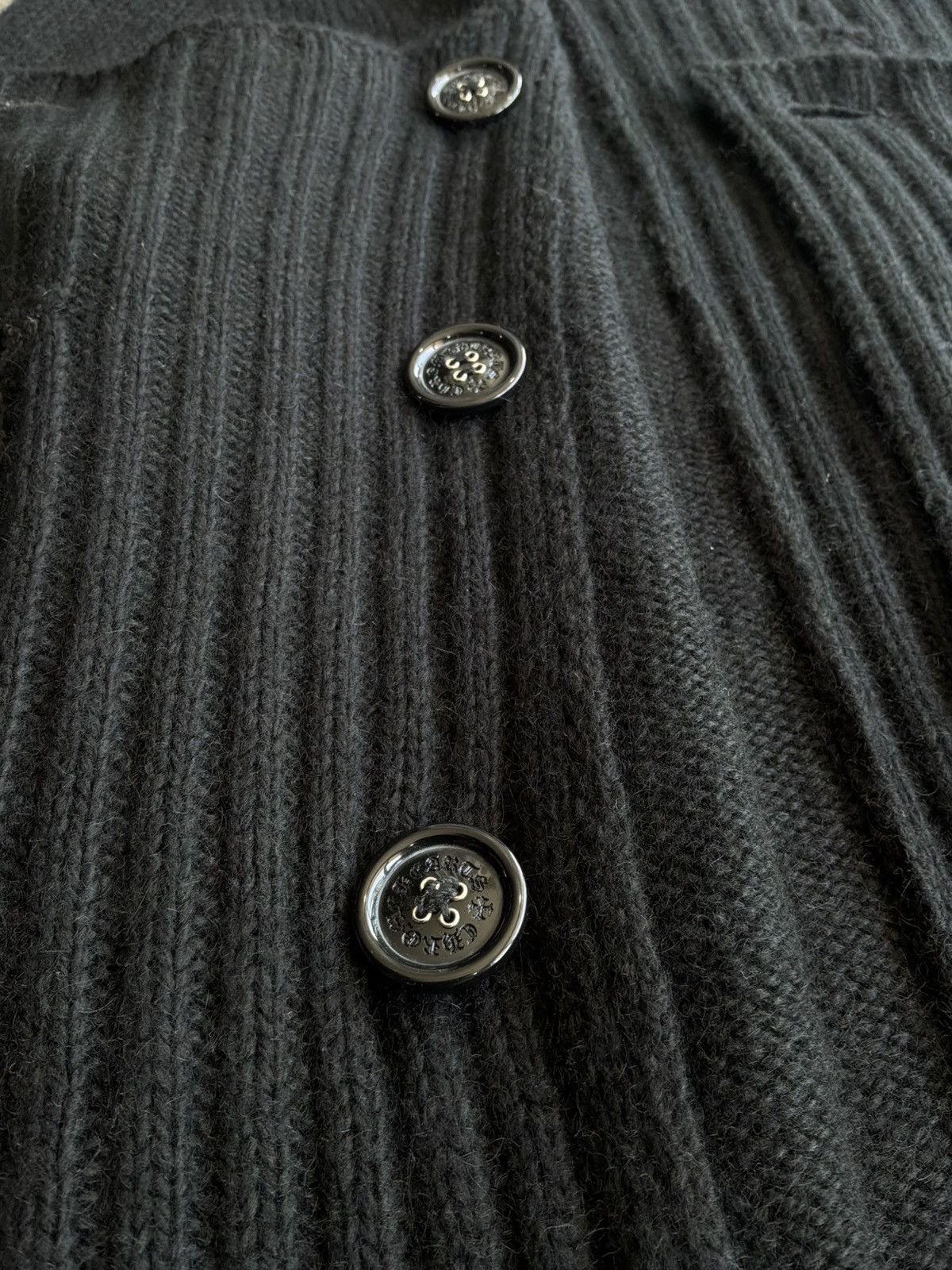 Chrome Hearts 1/1 VIP SPECIAL ORDER CROSS PATCHES CASHMERE CARDIGAN COAT Size US S / EU 44-46 / 1 - 15 Thumbnail