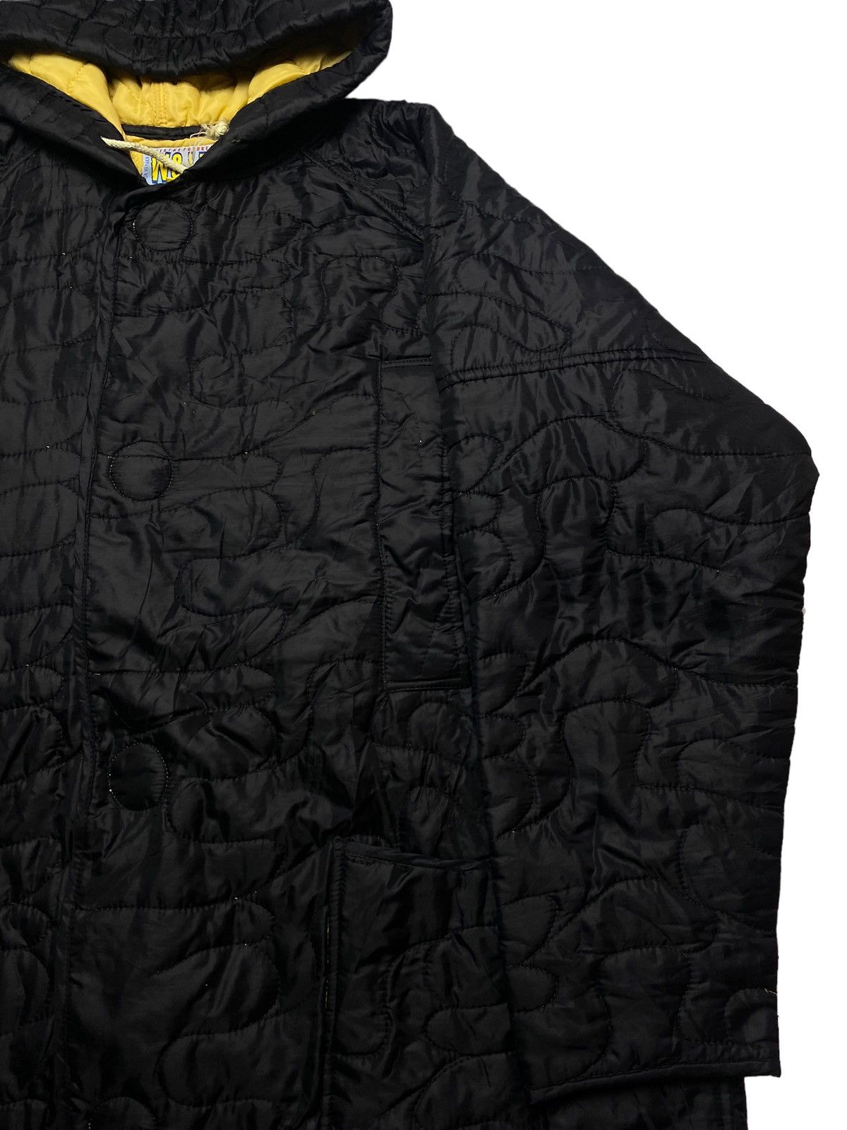 Walter Van Beirendonck 1990s W&LT - Super Oversized Quilted Alien Patterned Jacket Size US XXL / EU 58 / 5 - 6 Thumbnail