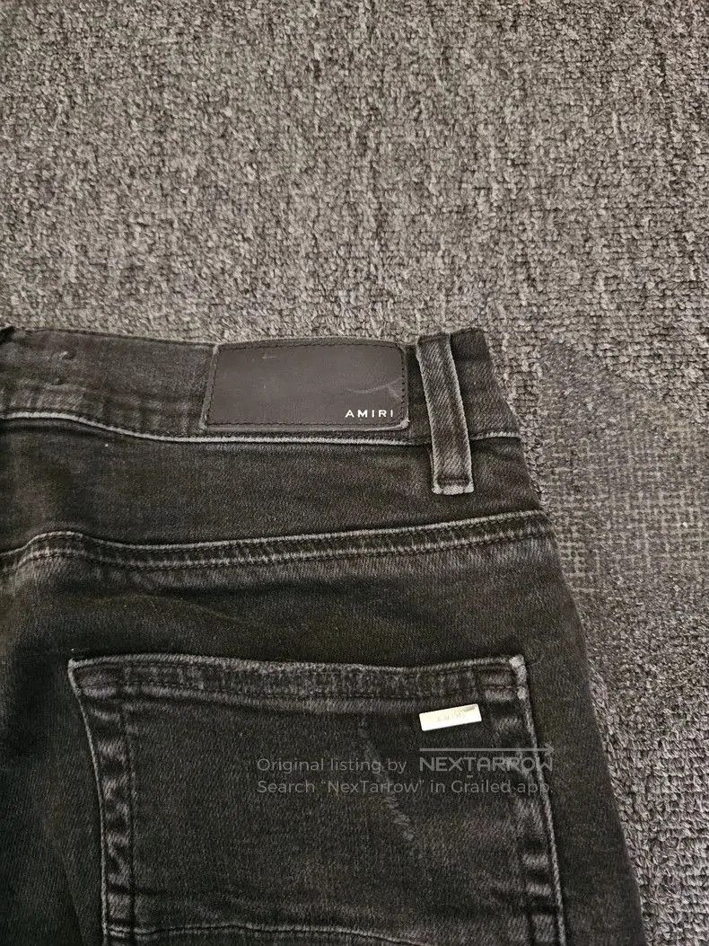 Amiri Amiri MX1 Distressed Black Jeans. Size US 30 / EU 46 - 5 Thumbnail