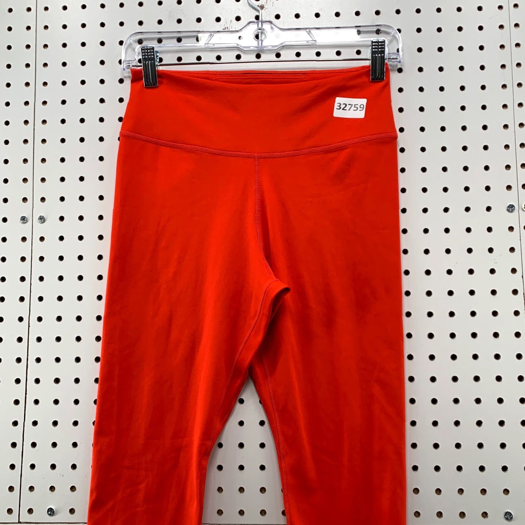 Nike Nike Dri-FIT Leggings Womens Small Orange Active Yoga Run 25x27 Skinny Inseam 27 in ankle Womens Size 28" / US 6 / IT 42 - 3 Thumbnail