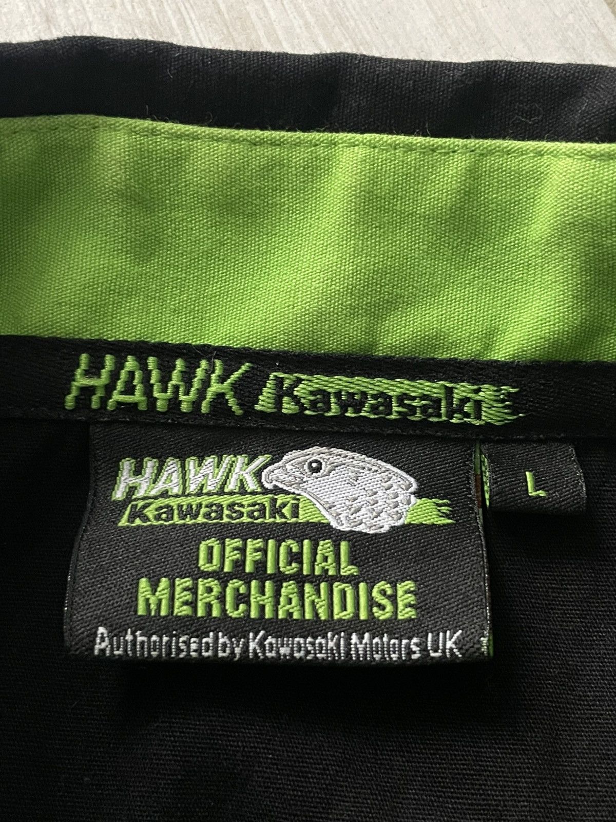 Vintage Vintage Hawk Kawasaki Motorsport Racing Shirt Y2K Jersey Size US L / EU 52-54 / 3 - 8 Thumbnail