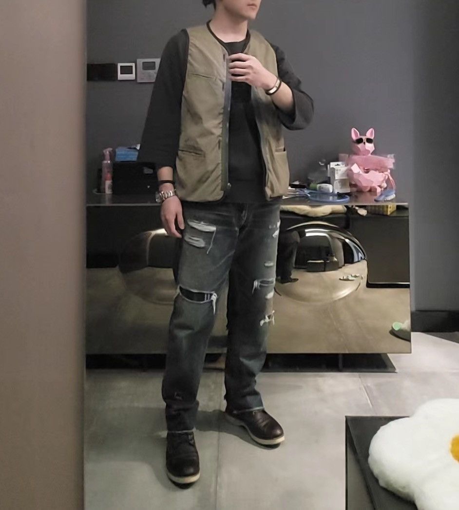Visvim Visvim C/D Liner Vest Contrary Dept 20aw size4 Size US XL / EU 56 / 4 - 4 Thumbnail