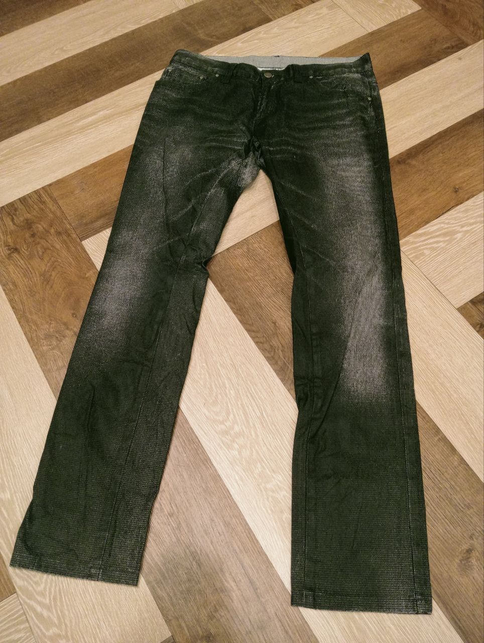 Tornado Mart TORNADO MART ZERO STRETCH DISTRESSED JEANS Size US 33 - 3 Thumbnail