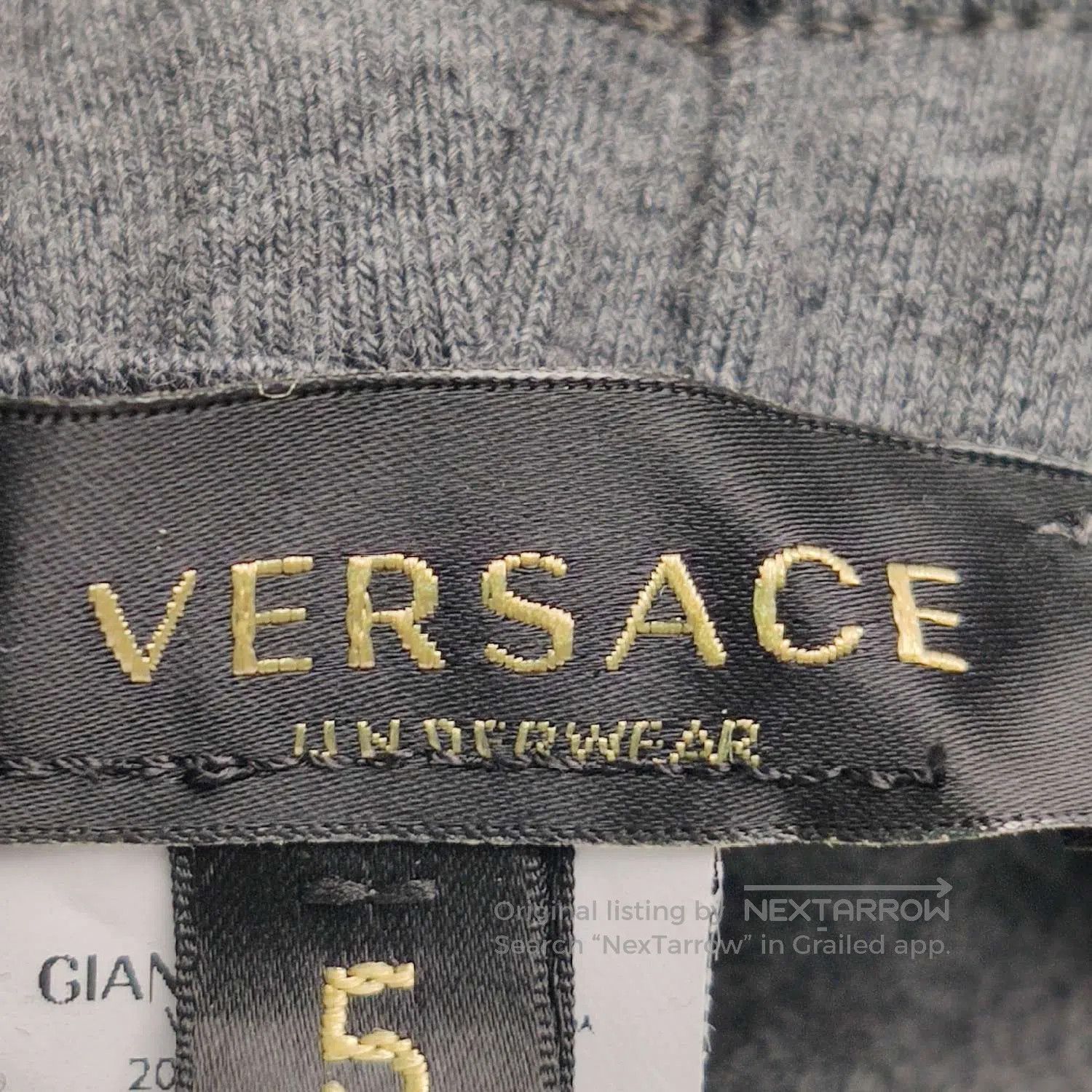 Versace Versace Cotton Solid Logo Jogger Pants L. Size US 34 / EU 50 - 2 Thumbnail