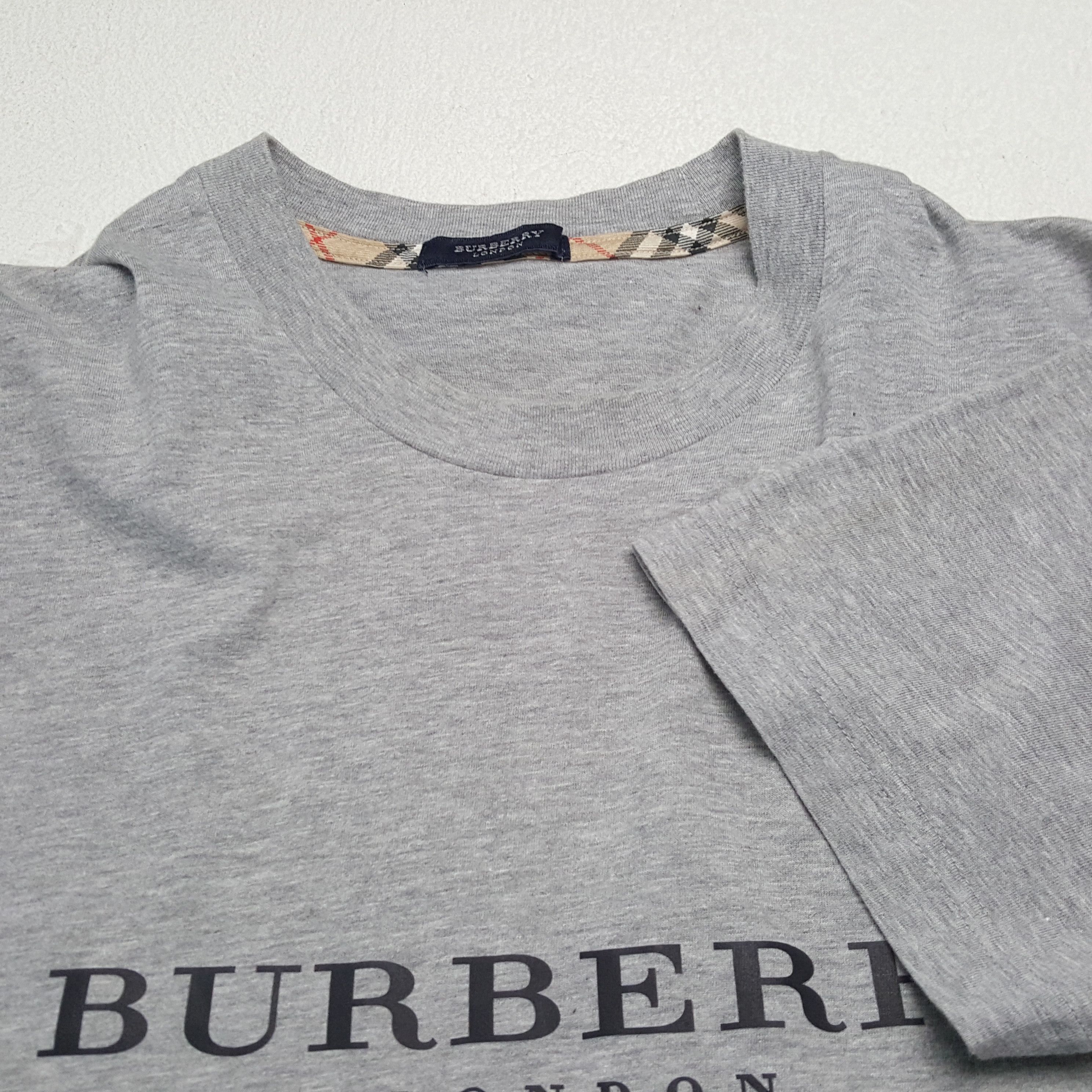 Burberry × Vintage BURBERRY LONDON Casual Style Custom Tshirt Size US M / EU 48-50 / 2 - 5 Thumbnail