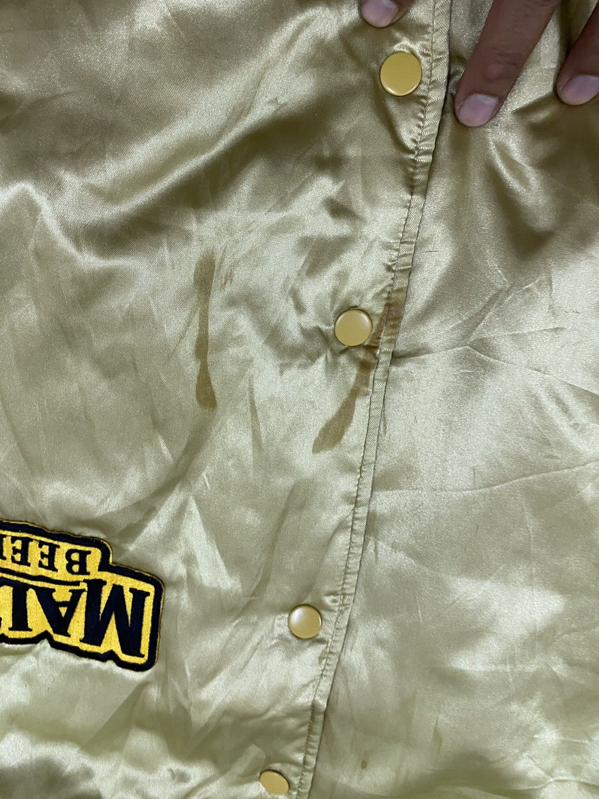 Vintage Vintage Malt's Beer Bomber Jacket - Revisible Size US L / EU 52-54 / 3 - 13 Thumbnail